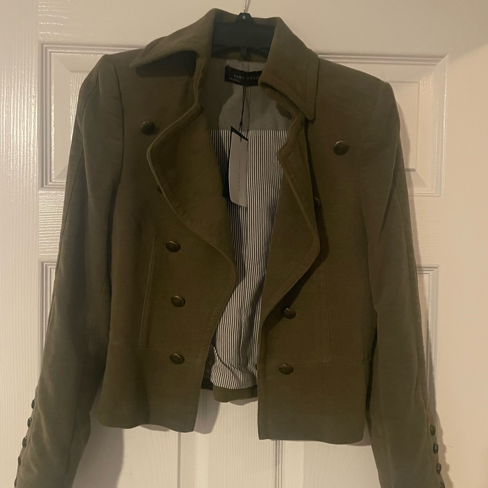 Zara Green Jacket Size Medium
